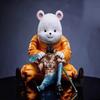 Anime One Piece Sitting Posture Trafalgar Law Bepo Figure Pvc Action Cute Figures Model Collection Decoration Toys Gift