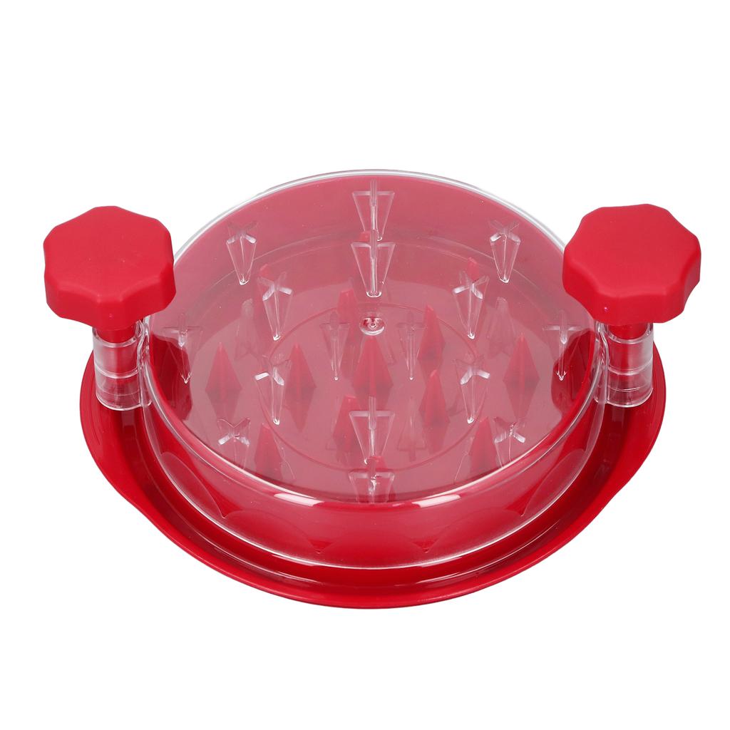 Chicken Shredder 15cm Diameter Non Slip Rubber Pad Transparent Visible Meat Vegetable Grinder