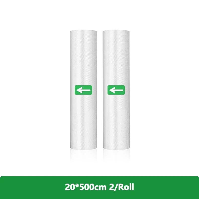 

Вакуумні пакети для їжі Пакети для вакуумного пакувальника Рулони 500 см/Лот Пакет для зберігання для Вакуумного Пакувальника Їжі Тривале Збереження Свіжості