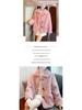 Fleece-Lined Lamb Wool Coat for Women - 2025 Autumn/Winter Short Style