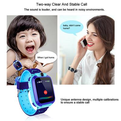 Q12b Children's Smart  Watch Silicone Waterproof Positioning Touch Screen Smart  Watch