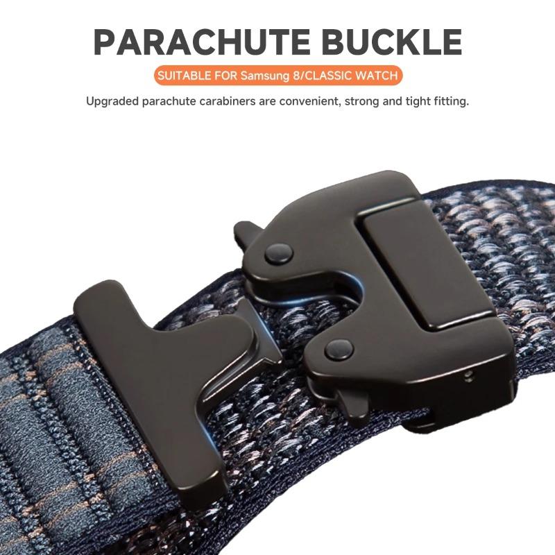 Nylon Strap for Samsung Galaxy Watch 8 40 44mm Band Parachute Buckle Belt Correa Bracelet  for Galaxy Watch 8classic 46mm Straps