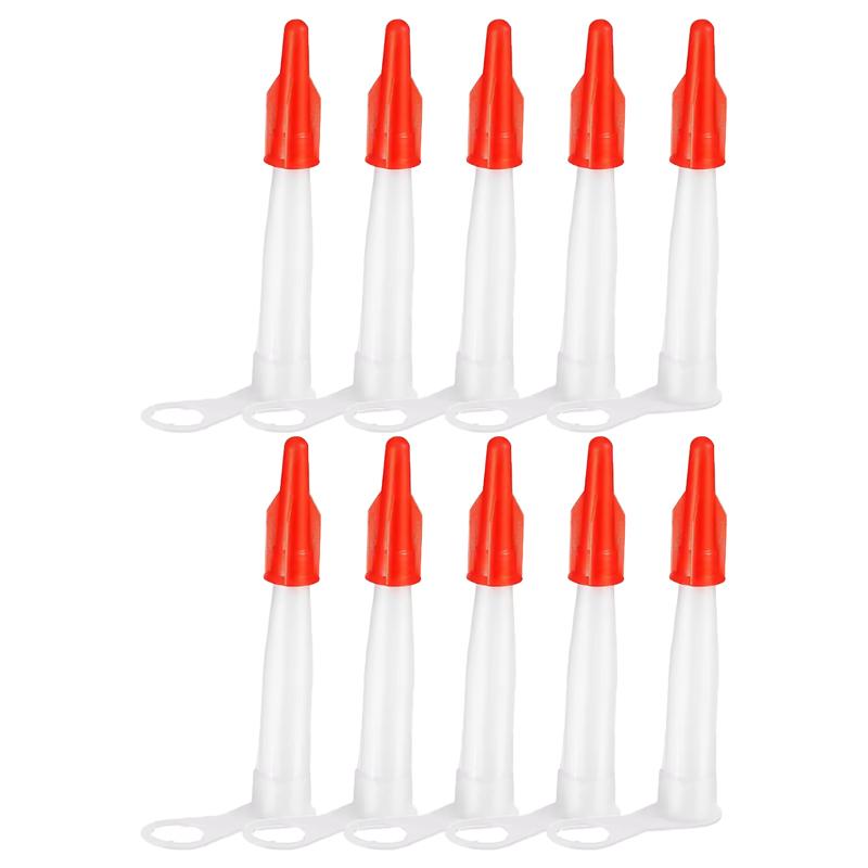 

Universal Caulking Gun Nozzles Household Sealant Tool Plastic Mastic Cartridge Spare Nozzles Screw Cover Cap for Caulking Pipes
