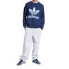adidas Originals SS25 Serie Sportiva Classica Felpa a Maniche Lunghe Calda Confortevole Delicata sulla Pelle Uomo Felpa Blu Indaco Scuro JC6349