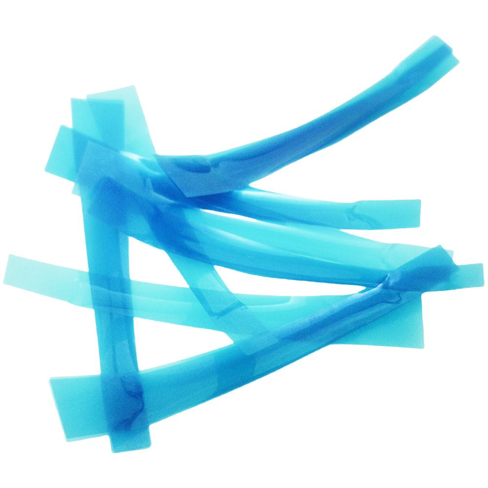 15pcs/50pcs Dental Contoured Anterior Matrix Blue Transparent Anterior Polyester Strip Thickness 0.05mm Dental Materials