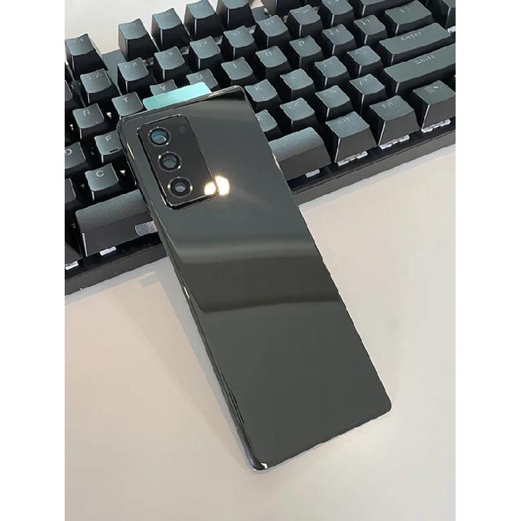 

Запасная задняя крышка корпуса для Samsung Galaxy Z Fold2 Fold 2, заднее стекло + инструменты чёрный