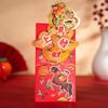 2pcs Cartoon Horse Year Red Envelope Blessing Words HongBao Red Lucky Bag  Chinese Festival
