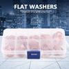 200pcs Copper Washer Gasket Flat Ring Seal Assortment Kit M5 M6 M8 M10 M12 M14