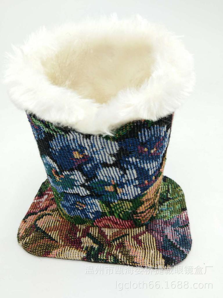 Pluche Brillenhouder Lederen Brillen Displaystandaard Stoffen Potloodhouder Stijlvolle Minimalistische Brillenopbergoplossing