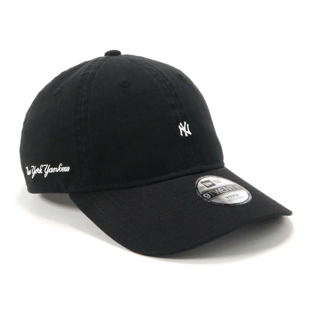Newera Newera Kids Cap Youth 9TWENTY 14378694 NER35K5211 MLB New York Yankees NY Black Black Micro Logo ONSPOTZ Custom Made Boys Girls Children Hat