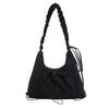 Korean Style Design Retro Temperament Fairy Wrinkled Underarm Bag for Women  New Spring Fashion Simple Small Square Bag