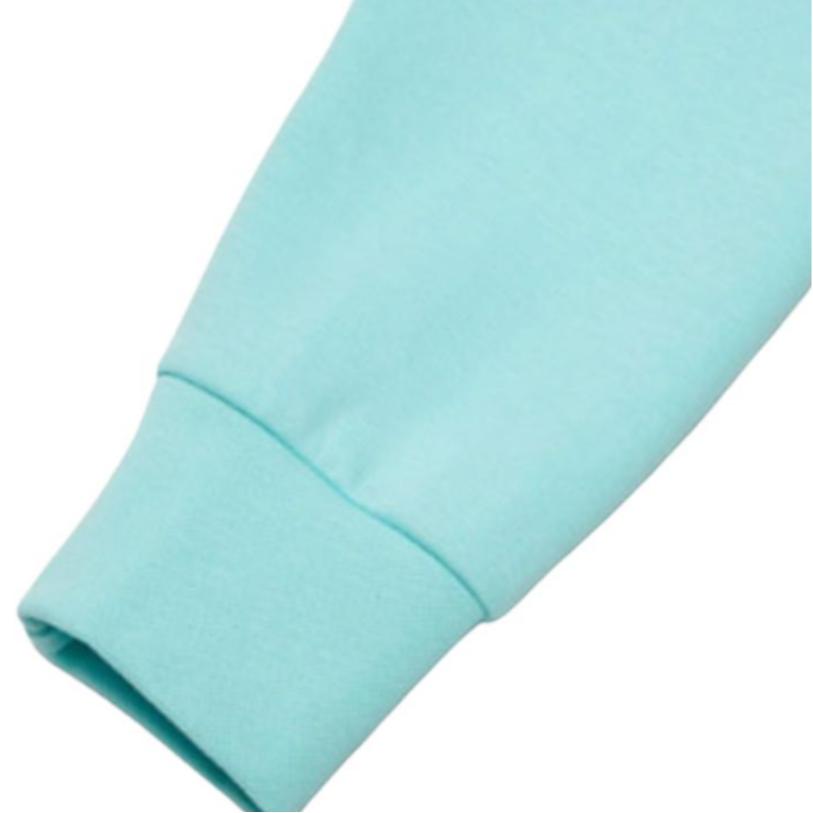 Puma Colorful Embroidered Logo Casual Crew Neck Sweatshirt Unisex Tops Aruba-Blue 532180-33