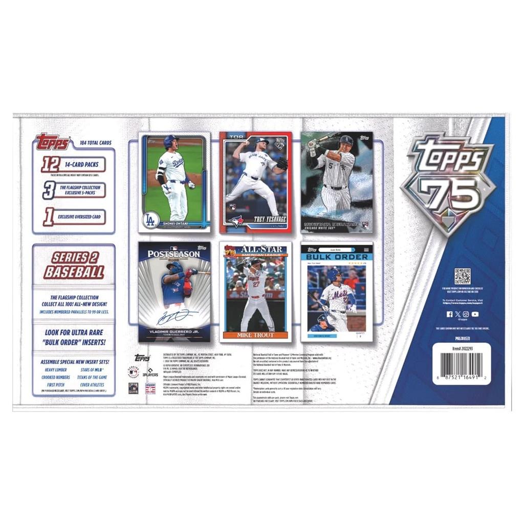 Topps MLB Series 2 Baseball Trading Cards Super Box 2026 14 Cards Per Pack