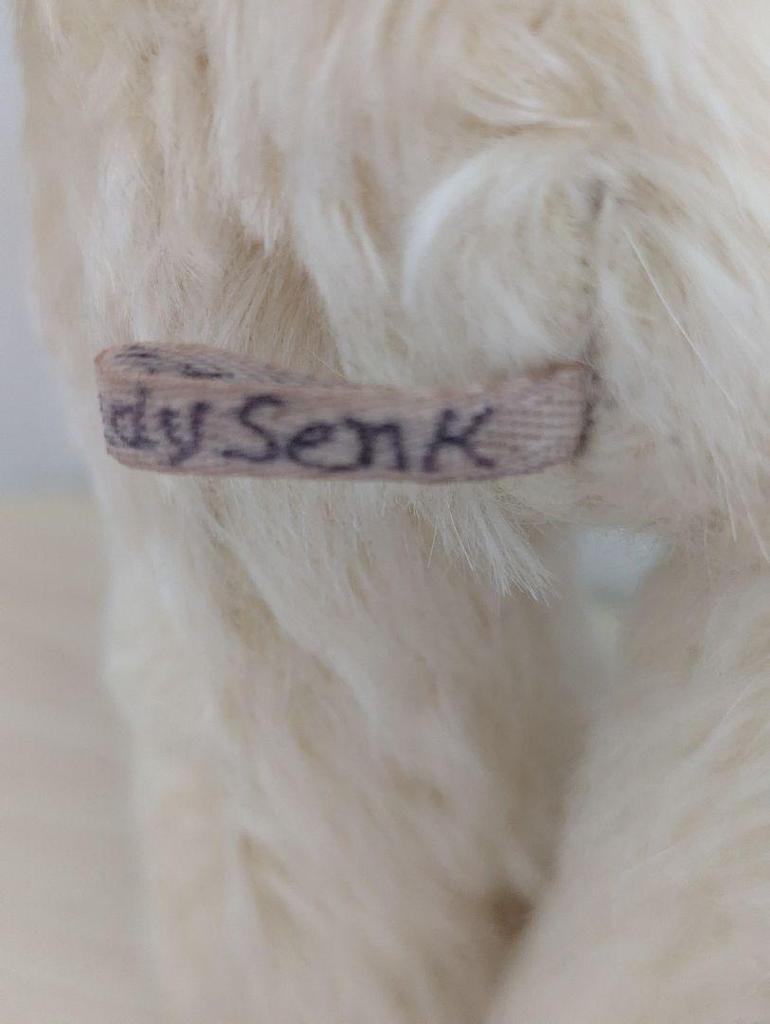 [USED] Handmade cream-colored teddy bear, 25cm