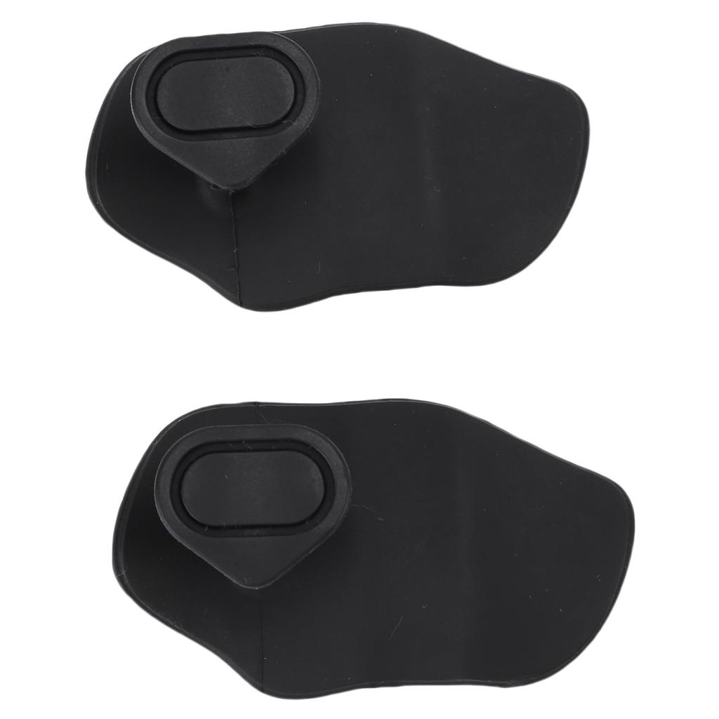 2PCS Fingerless Gym Grips Breathable Ergonomic Antislip Silicone Weight Lifting Grips for Workout Ex