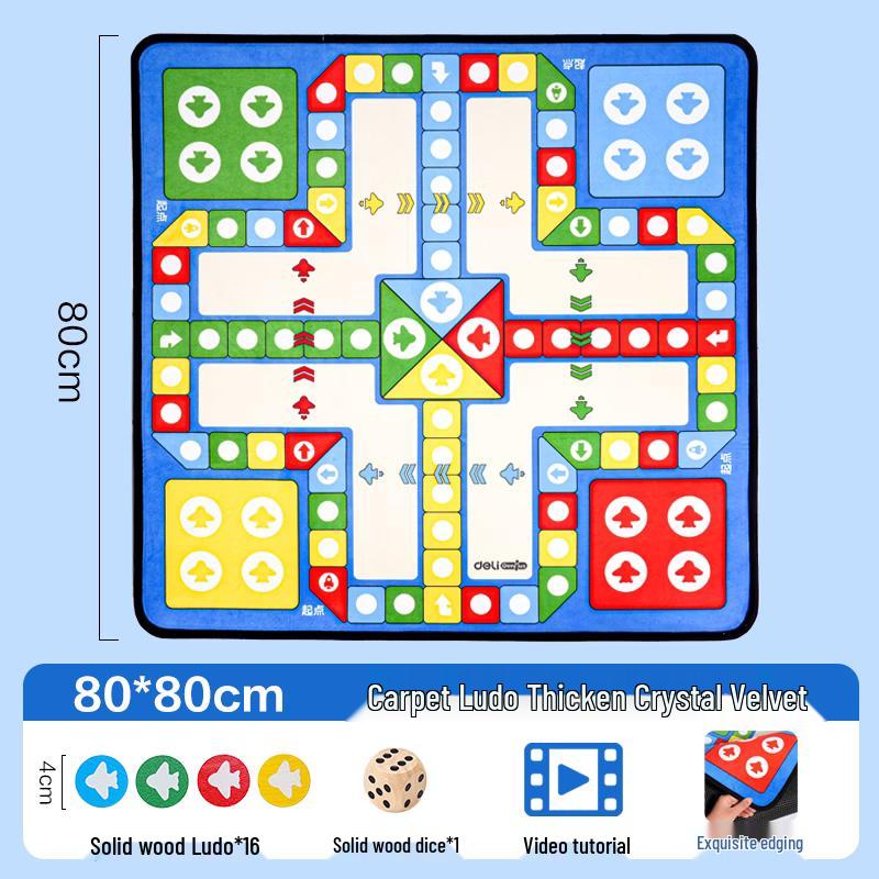 Deli Carpet Ludo Board Game