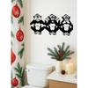 Metal Three Wise Monkeys Wall Sculpture, See Hear Speak No Evil Figure, Home Decor, Primate Animal Art, Iron Craft Gift