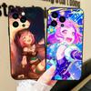 Emu Otori Cartoon Animation Phone Case For IPhone 17 Air 16 15 14 13 Pro Max 11 12 Black Silicone Cover
