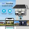 2-in-1 Solar Light & Camera – 3 Screens, 16000mAh, Wireless WiFi CCTV IP Camera, Night Vision Outdoor Surveillance
