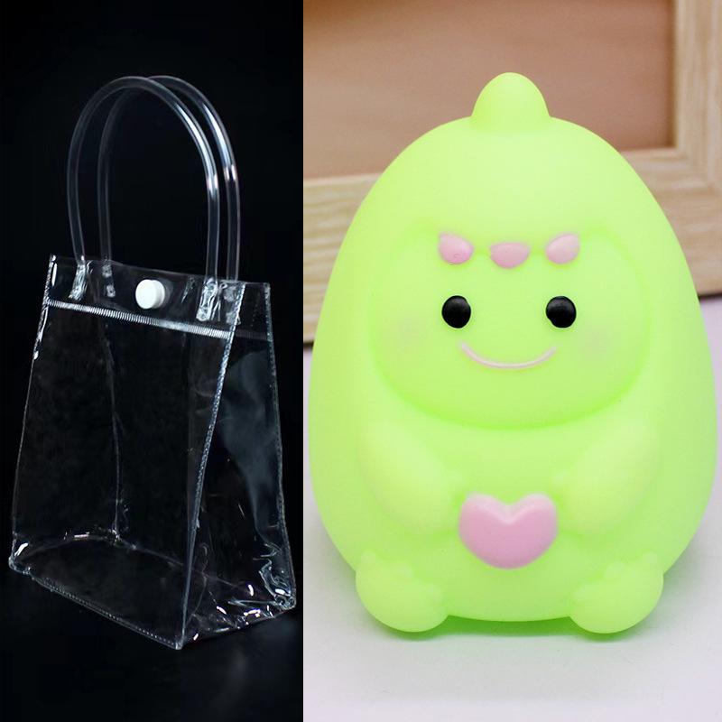 2023 Cartoon Cute Rabbit Night Light: Cordless LED Bedside Ornament for Kids