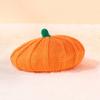 Keep Warm Knitted Hat Orange Parent-Child Hat Casual Pumpkin Beret  Halloween Decoration