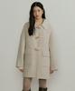 Lingseoul Handmade Wool Duffle Coat-Oatmeal