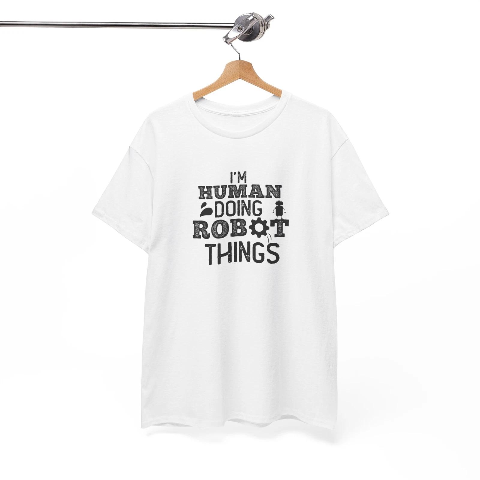 Robot T-Shirt | AI Tech Engineer Tee | Futuristic Science Shirt 86 2XL