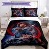 Chucky 3pcs Bedding Set Duvet Cover Closure Includes 1 Duvet Cover & 2 Pillowcases for All Seasons Bedroom Home Dorm Decor