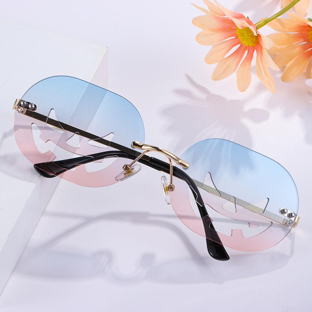 Dekoracje Halloweenowe Wycinane Śmieszne Okulary dla Kobiet Mężczyzn Okulary Dyniowe Okulary Imprezowe Halloween