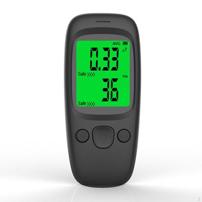 Electromagnetic Tester Dosimeter with Sound Light Alarm Portable Durable Backlight for Office