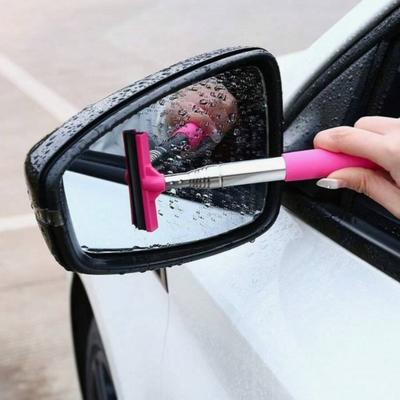 Essuie-glace rétractable pour rétroviseur de voiture, accessoire de nettoyage portable pour vitres et rétroviseurs
