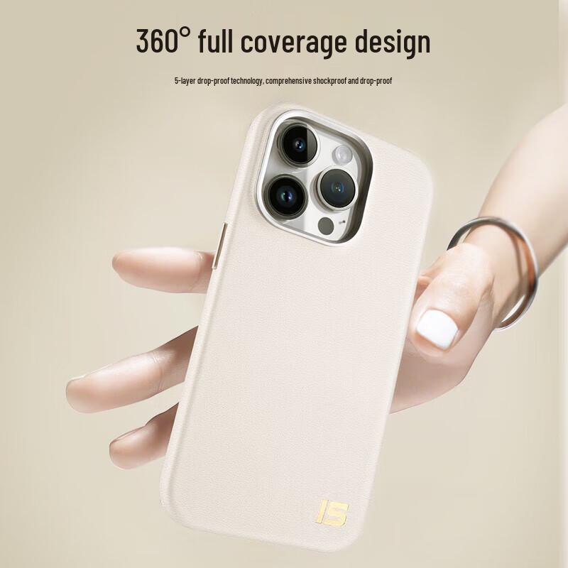 EasyAcc Magnetic Leather Case for iPhone 14 Pro Max