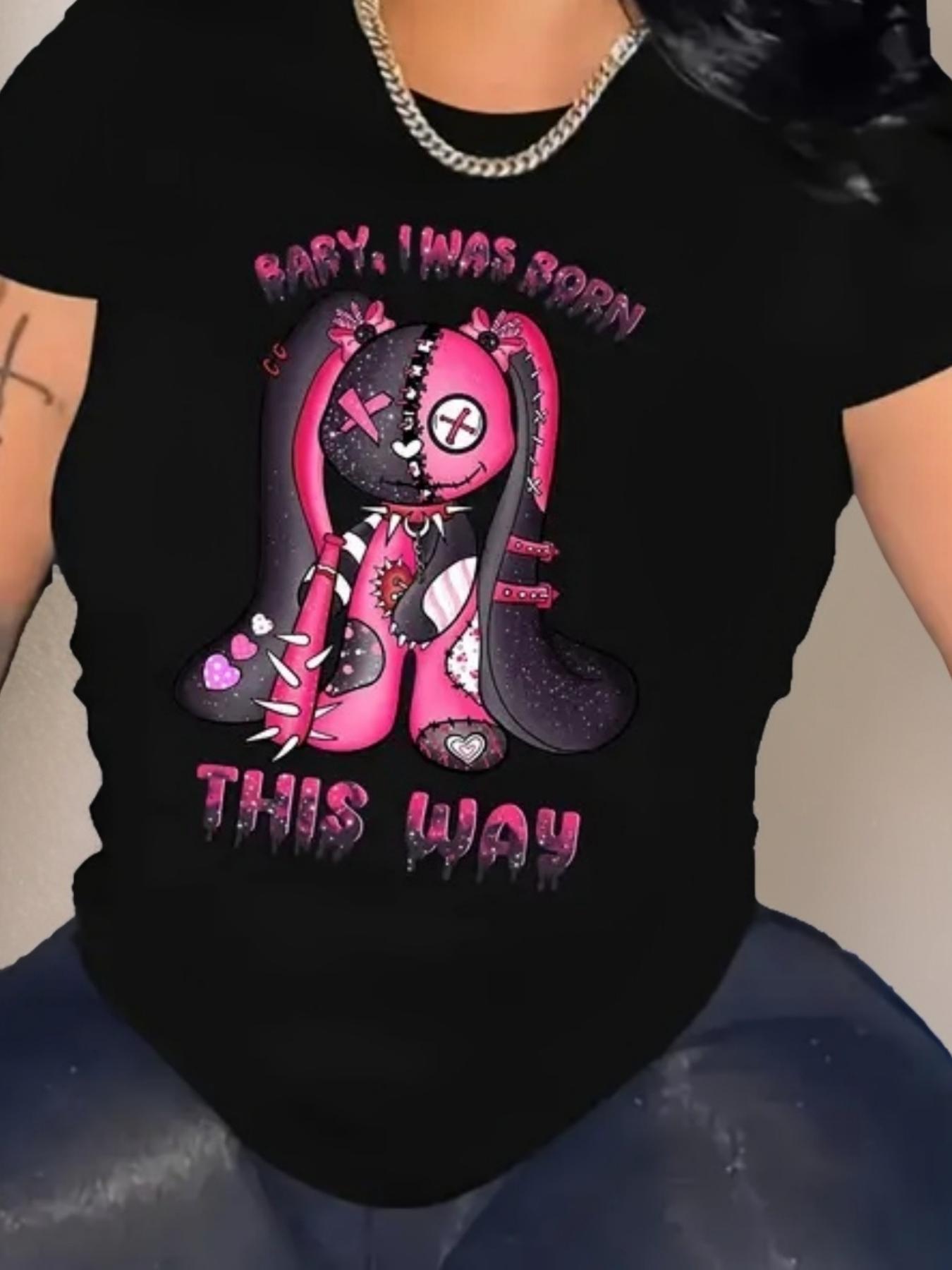 Gothic Bunny Doll Born This Way T-shirt XXXXL