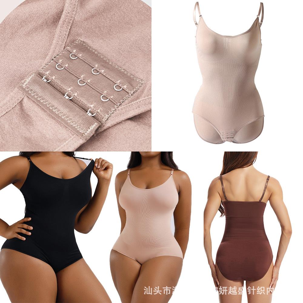 Plus-size Waist-cinching, Tummy-flattening, Butt-lifting Body-Sculpting Jumpsuit for Women: Tummy-Tucking, Lifting, and Slimming Shaping Underwear