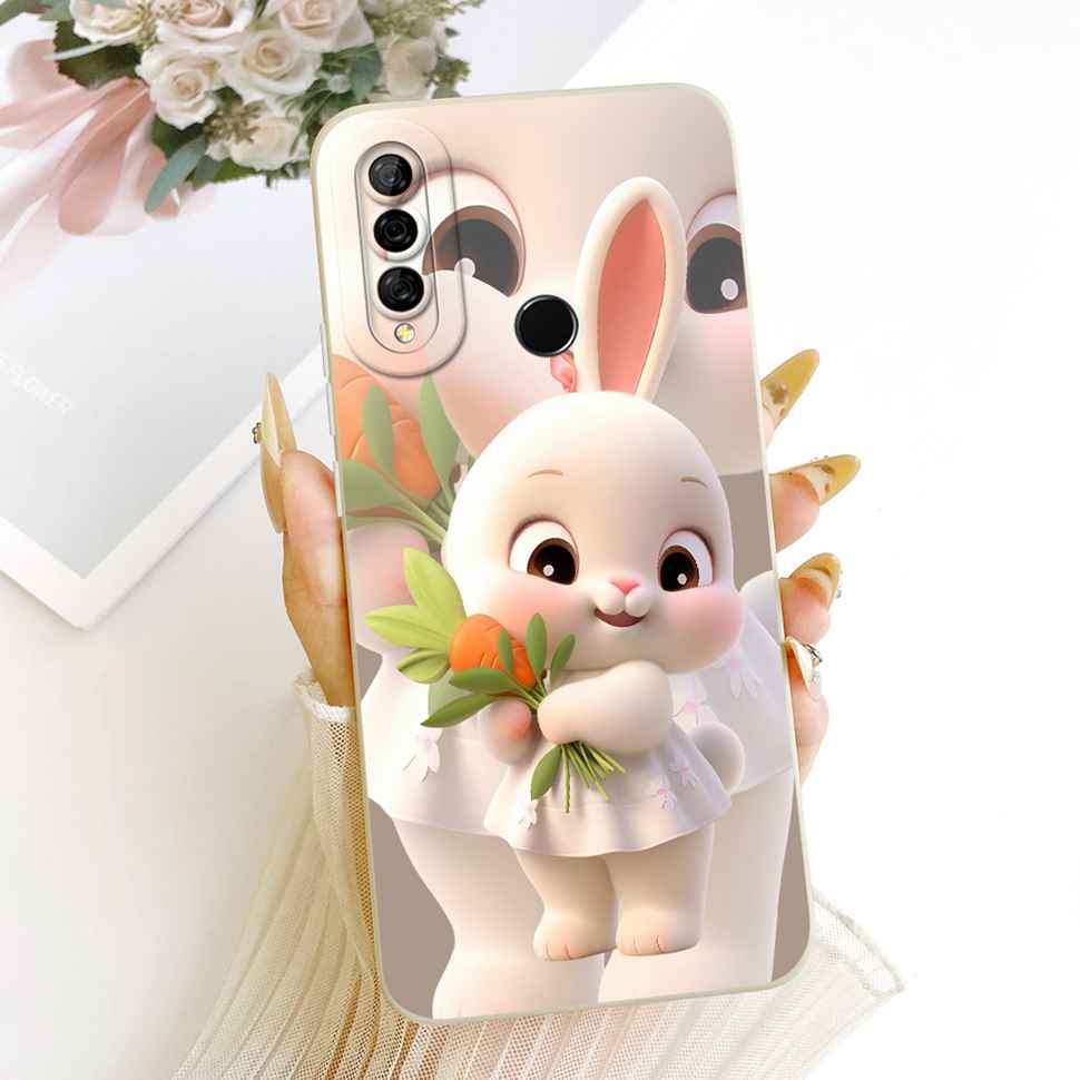 Honor 10i Silicone Phone Case Full Cover For Honor 20 lite 20lite Honor10i Protection Cute Cartoon Girl Design Protective Shell