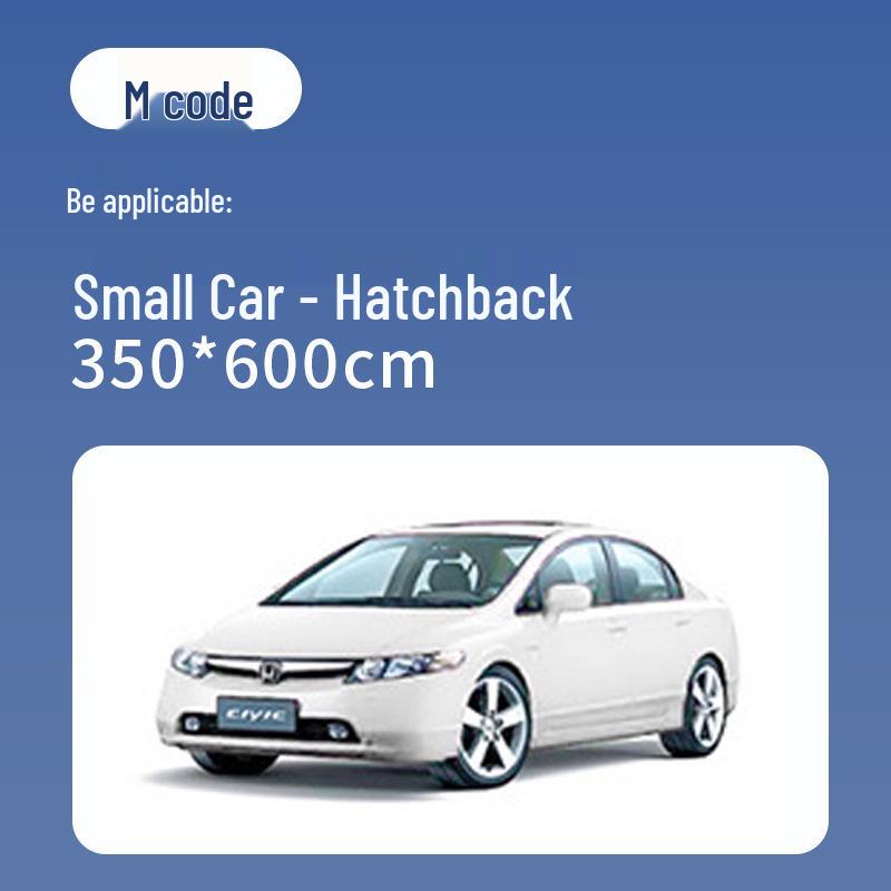 Thickened Disposable Rainproof Car Cover - Transparent Protective Film for Maintenance