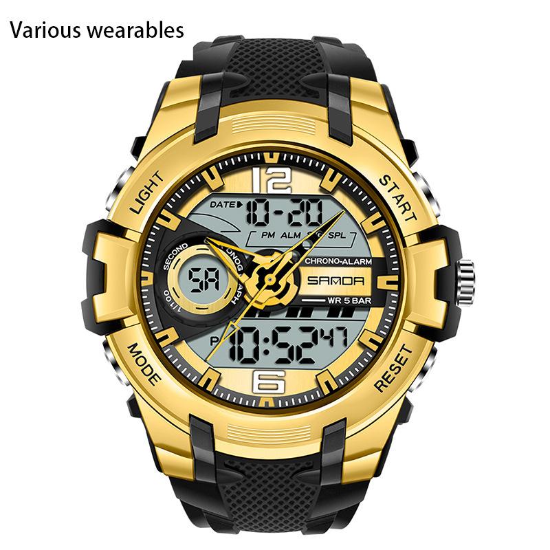 Student Sports Watch Personalized  Cool Waterproof Electronic Watch  Fashionable Multi-functional Electronic Watch