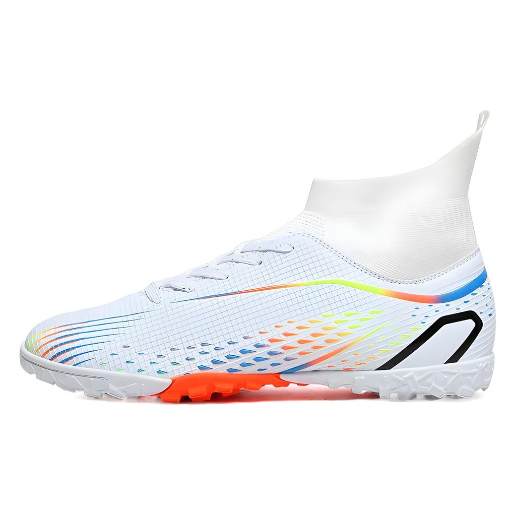 New football shoes men's and women's AG spikes gold competition student training shoes artificial turf TF broken nails