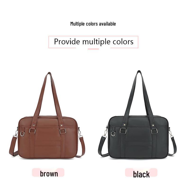 2024 Women's Japanese Style JK Uniform Crossbody Bag: Two-Dimensional Simple Academy Shoulder Handbag
