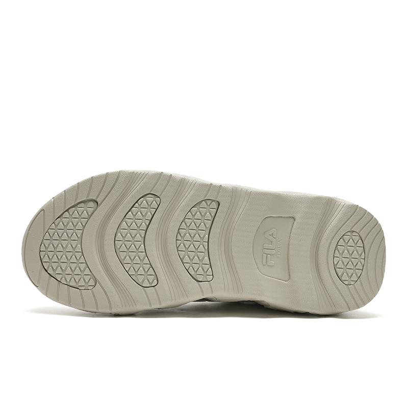 Fila Croissant Comfortable Plush Shock Absorbing Wear Resistant Breathable Low Top Running Shoes Men Sneaker Oatmeal F12M441115FOM