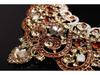 Elegant Full Diamond Clavicle Necklace & Earring Set for Evening Dress & Bridal Wear