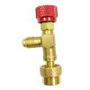 Fluoride Safety Valve Metal Air Conditioning R410 Refrigerant Charging Valve for Maintenance