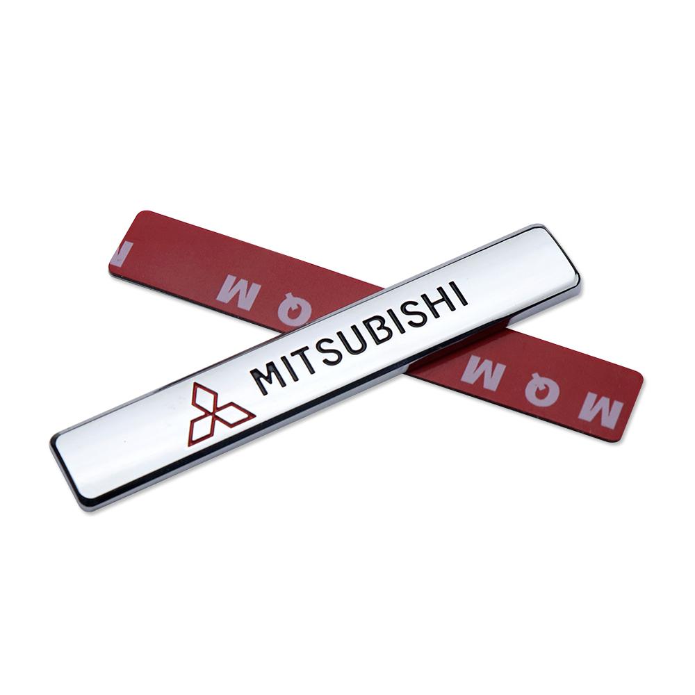 3D Metal Strip Sticker Car Body Decoration Sticker For Mitsubishi Ralliart Lancer EX Outlander 3 Xl L200 Pajero ASX Accessories
