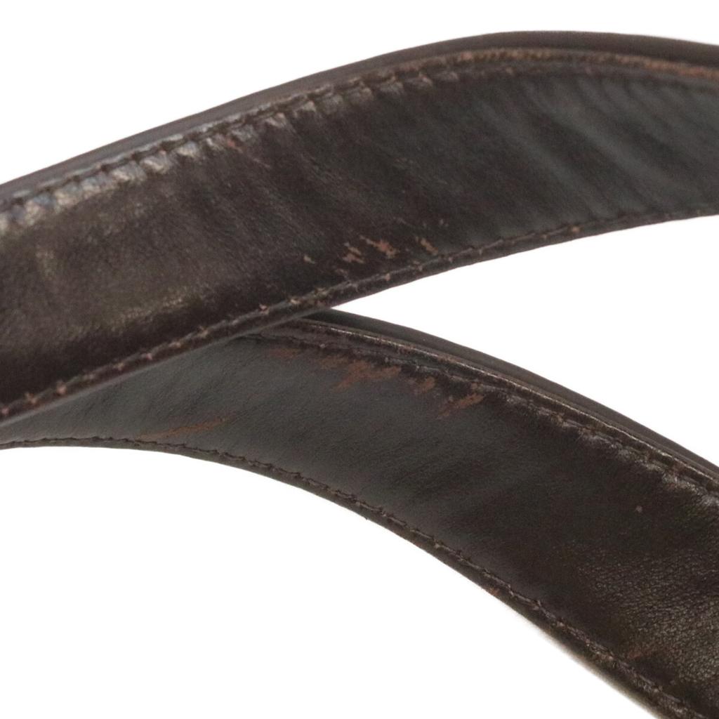 Chanel No. 8 Brown Wild Stitch Double Zipper Mini Boston Bag Boston Bag BrownUsed