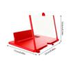 Screen Magnifier for Cell Phone Desktop Amplifier 3D HD Mobile Screen Magnifier for Seniors Video Watching Movie Night Home 1