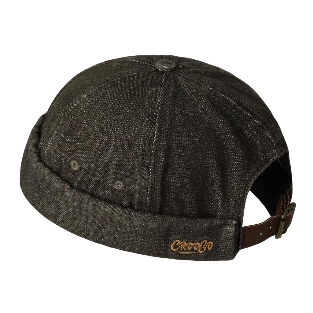 Croogo Vintage Roll Cotton Sailor Antique Copper FMA2503 Taupe Men's Fisherman's Cap, Cap, Cap, Washer, Hat, Buckle, -