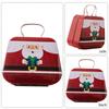 Christmas Tin Gift Box Mini Handbag Design Candy Container for Kids/Portable Cookie Storage/Holiday Decoration