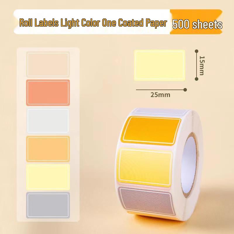 Colored Sticky Name Labels for Students – Self-Adhesive Note & Classification Stickers