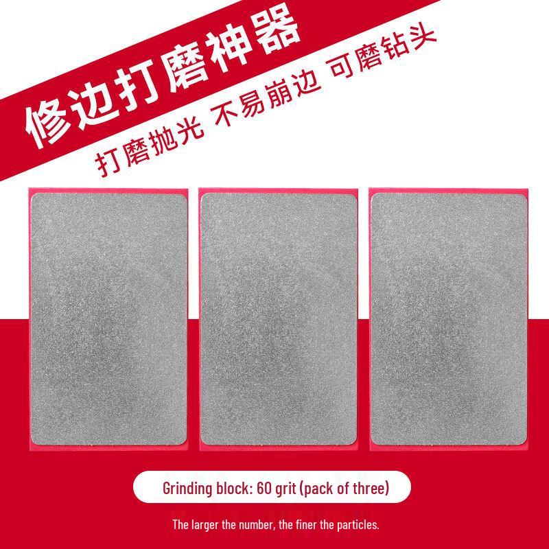 Fliesen Anfas- & Polierpad: Karborund Handschleifscheibe