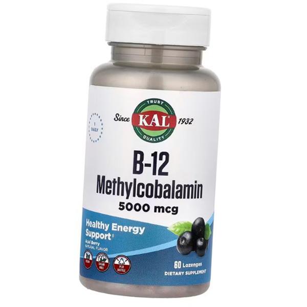 

Метилкобаламин, B12 Methylcobalamin 5000, KAL 60леденцов Ягоды асаи (36424082) 60Lozenges